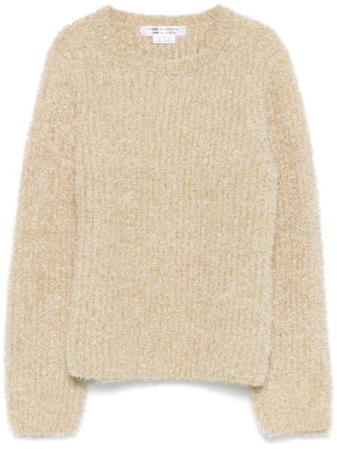 Comme des Garçons Comme des Garçons lurex sweater