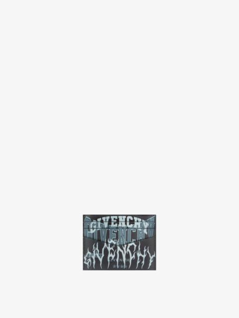 Givenchy CARD HOLDER IN MULTI LOGO LEATHER