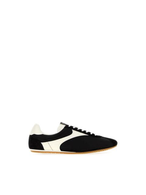 Bottega Veneta BOTTEGA VENETA Shot Black Alabaster Sneakers New & Authentic