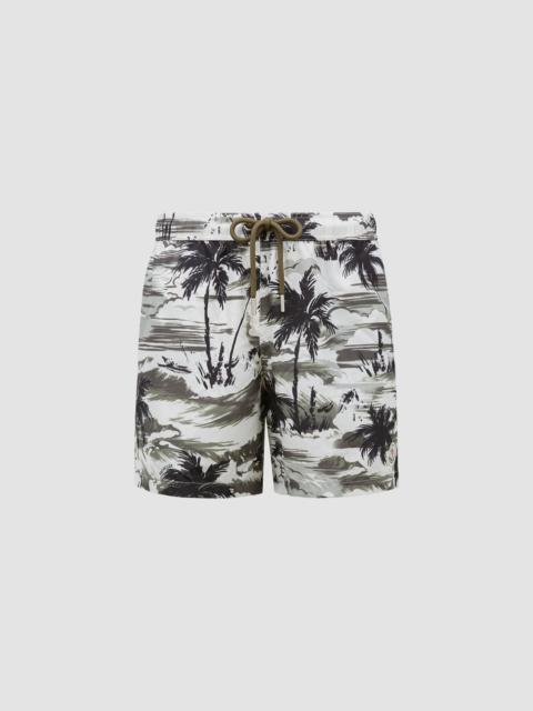 Moncler Printed Swim Shorts