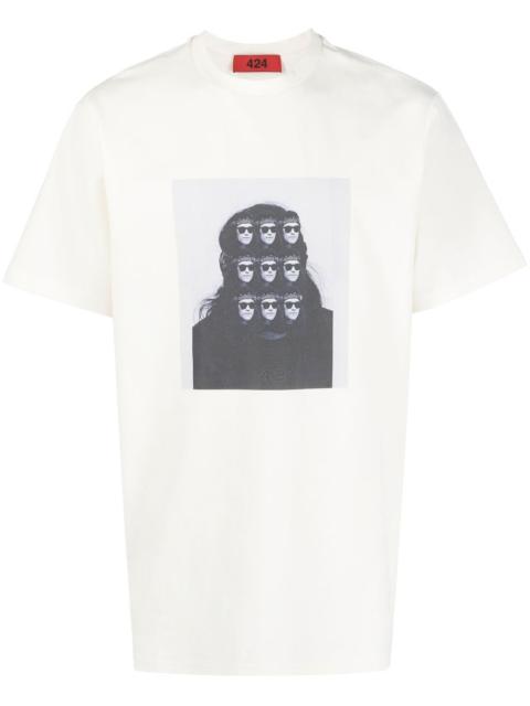 424 graphic print T-shirt