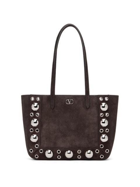 Valentino Brown Mini Nellcôte Tote