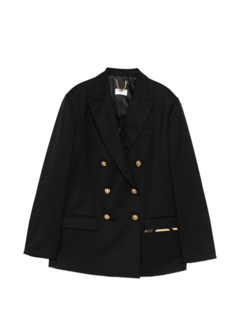 ELISABETTA FRANCHI double-breasted buttoned jacket