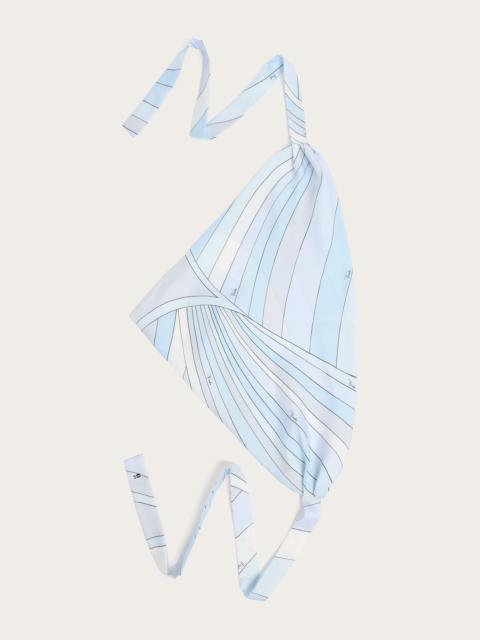 PUCCI IRIDE PRINT SILK BANDANA