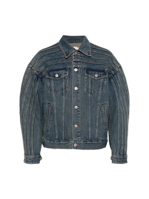 deconstructed denim jacket