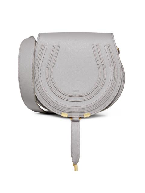 Chloé Women's Marcie Leather Saddle Bag - Cashmere Grey