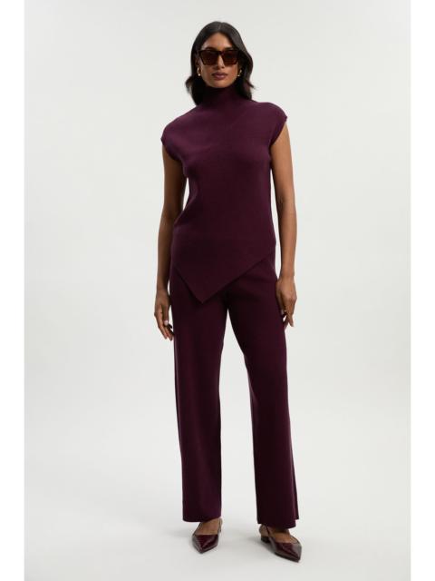 KAREN MILLEN Relaxed Rib Knitted Trouser