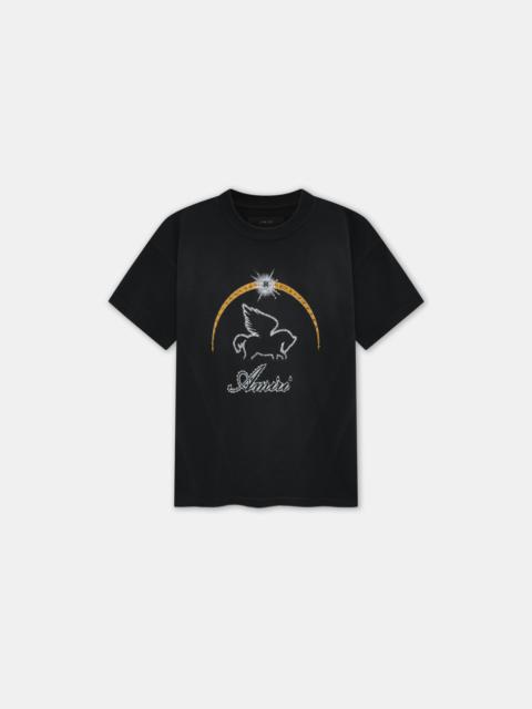 AMIRI WOMEN'S AMIRI CRYSTAL PEGASUS TEE