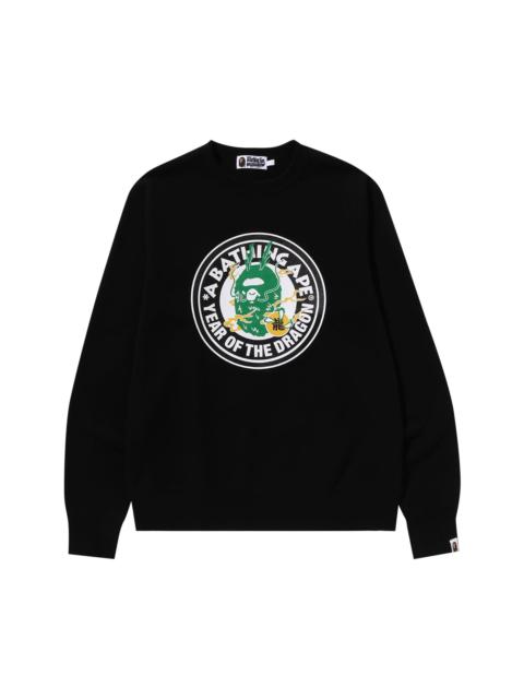 A BATHING APE® BAPE Year Of The Dragon Sweatshirt 'Black'