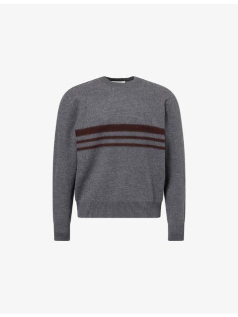 Craig Green Felt Stripe Merino-Wool Jumper