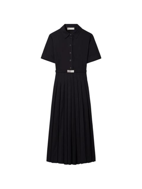 TORY BURCH pleated poplin shirtdress