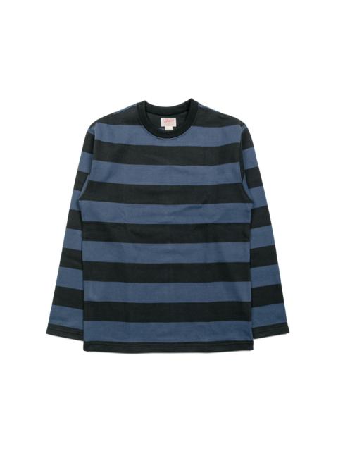 The Real McCoys BC18104 Buco Stripe Racing Jersey Black/Blue
