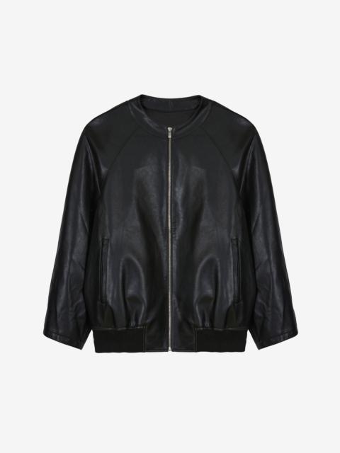 The Frankie Shop Xyla Faux Leather Jacket - Black