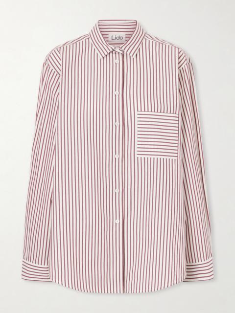 Lido Striped Cotton-poplin Shirt