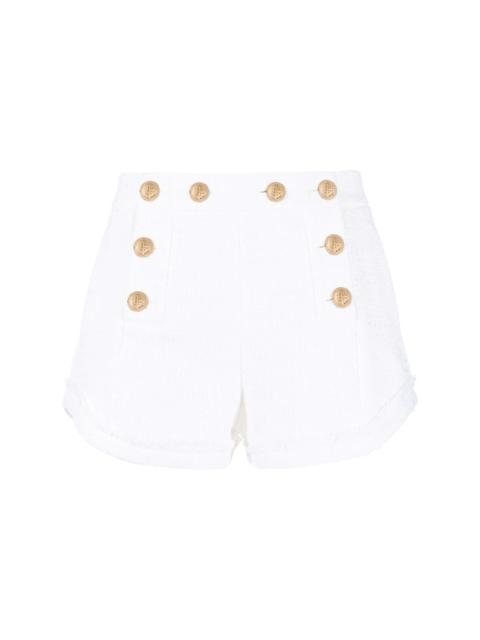 DSQUARED2 high-waisted tweed shorts