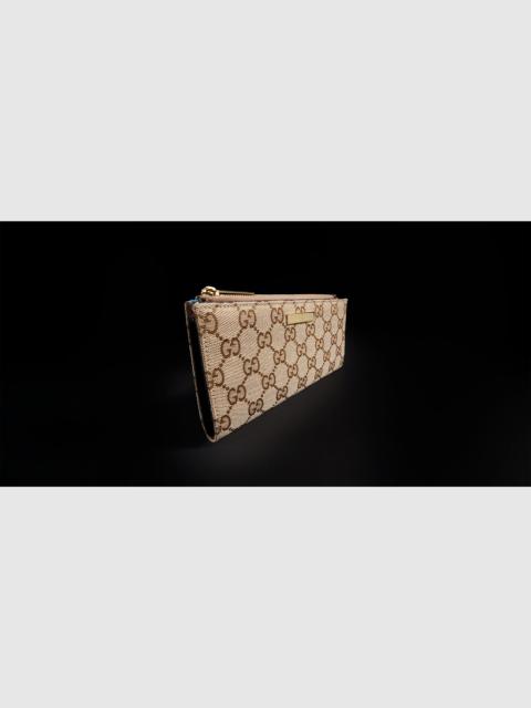 GUCCI Long wallet with Gucci plaque