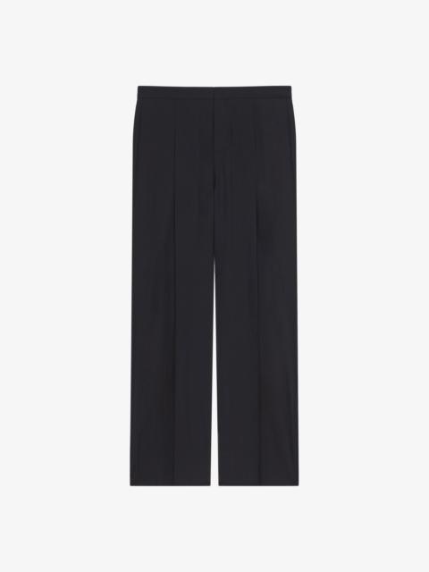 TAILORED PANTS IN WOOL WITH LUREX STRIPES