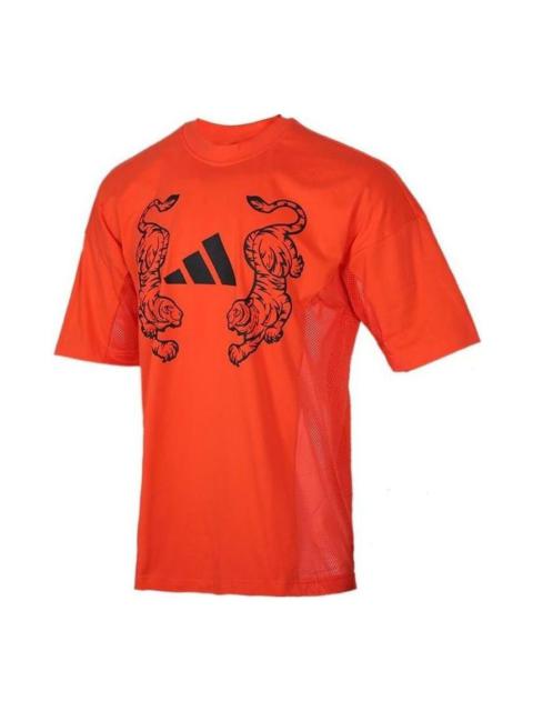 adidas Graphic T-Shirt 'Orange Black' FL7751