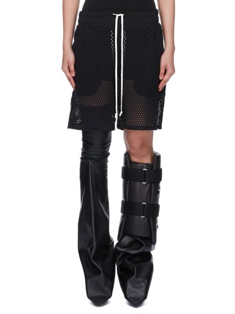 Rick Owens Black Champion Edition Mesh Shorts