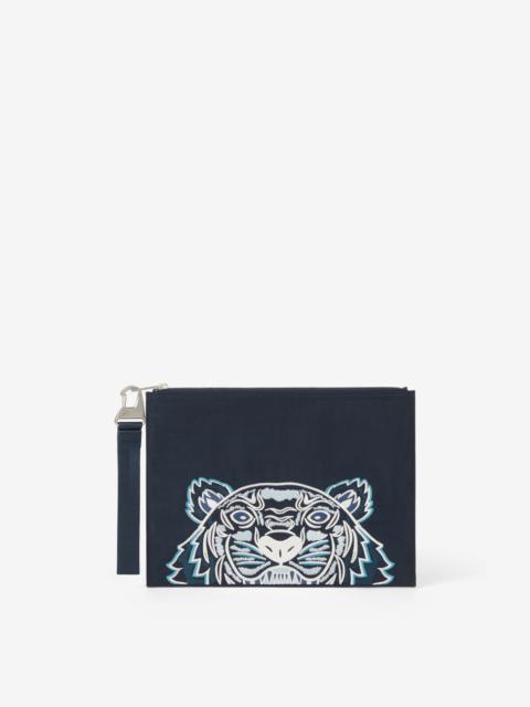 KENZO Large canvas Kampus Tiger pouch