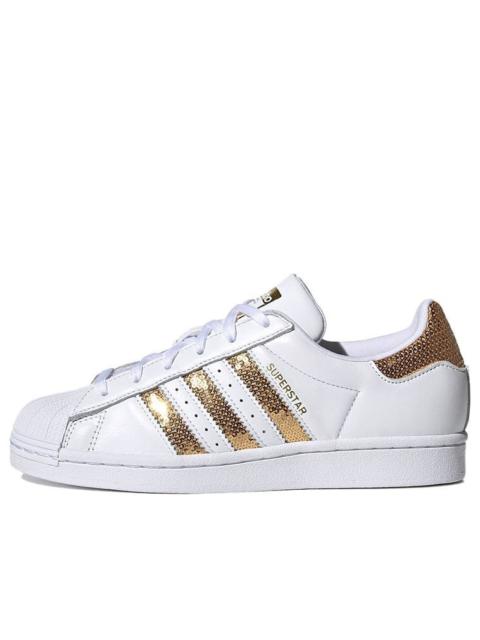 (WMNS) adidas Superstar 'White Gold Sequins' G55658