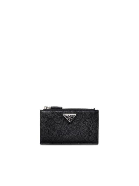 Prada triangle-logo wallet