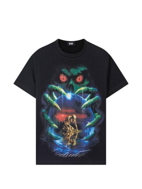 GCDS Gothic graphic-print T-shirt