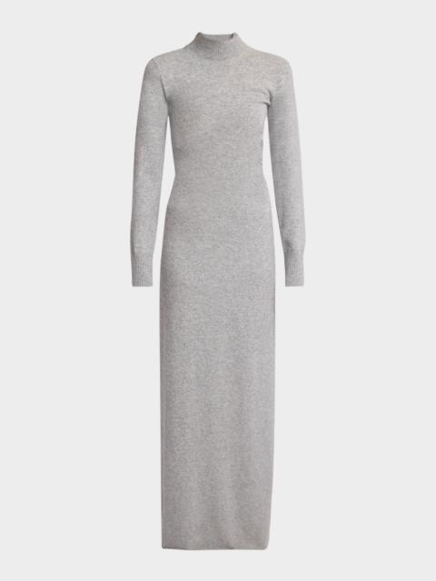Proenza Schouler Annette Long-Sleeve Cashmere Silk Maxi Dress