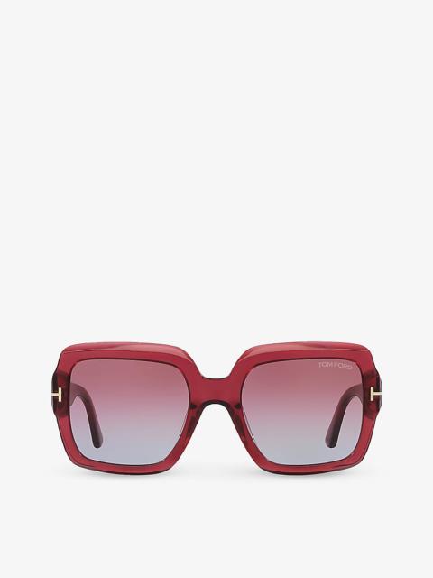 TOM FORD TR001783 Kaya square-frame acetate sunglasses