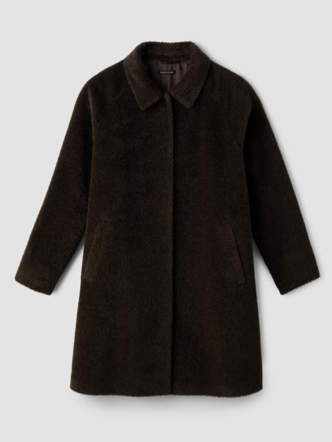 EILEEN FISHER Fine Wool Alpaca Classic Collar Coat