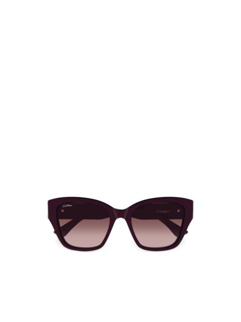 Cartier C de Cartier square-frame sunglasses