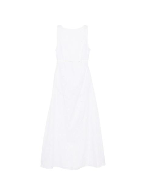KIKI DE MONTPARNASSE Simone cotton eyelet long dress