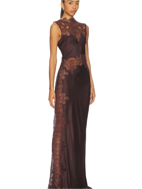 SHONA JOY Jamila Lace Maxi Dress