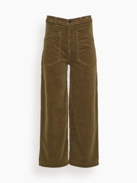 ASKK NY Virginia Corduroy Pant in Safari Green
