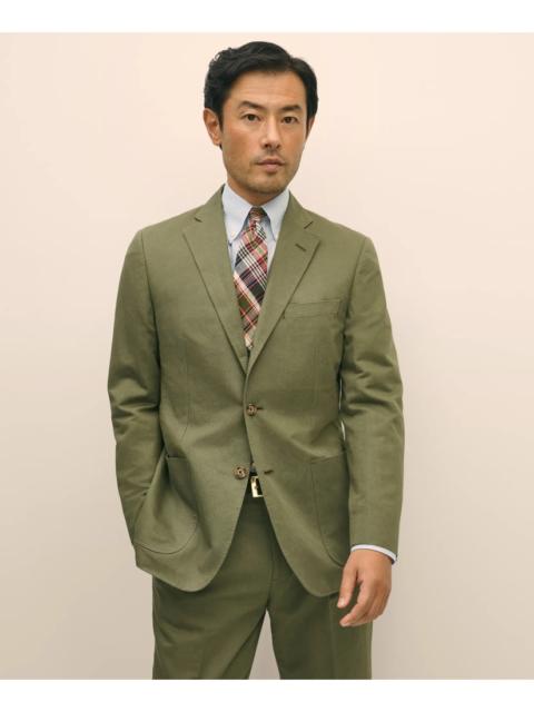 Brooks Brothers Slim Fit Fine Twill Washed Linen-Cotton Suit Jacket