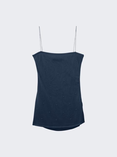 JACQUEMUS The Plumetis Knit Top Dark Navy