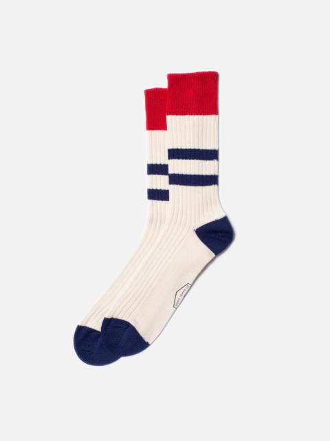 Nudie Jeans Rib Socks Offwhite