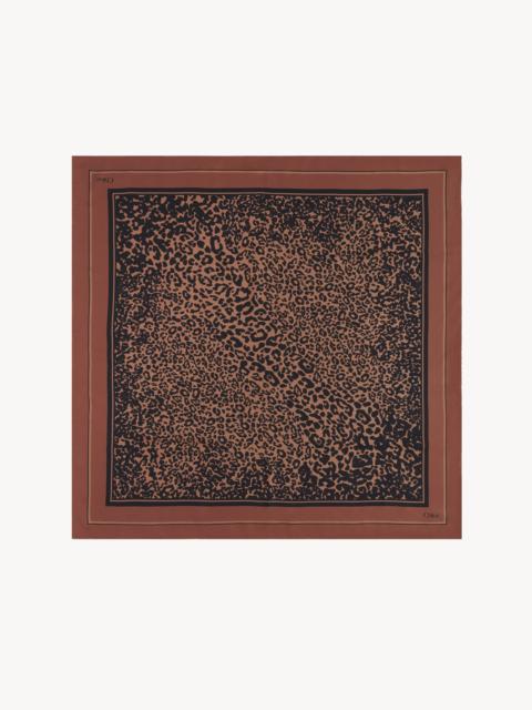Chloé ANIMAL-PRINT SCARF IN SILK
