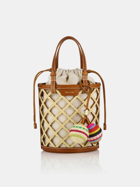 AQUAZZURA Romance Rafia Bucket