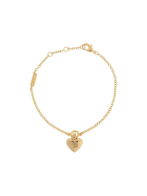 COACH heart logo bracelet