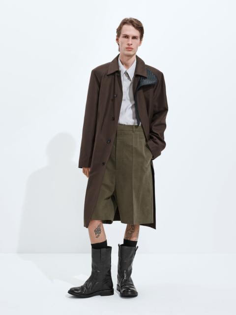 Bottega Veneta Silk and Nylon Trench Coat