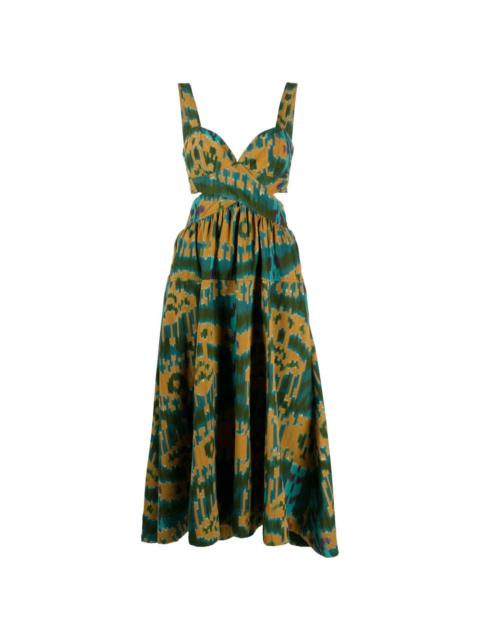 Sarika abstract-print dress