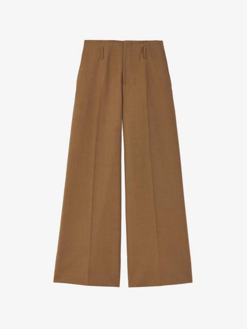 Alexander McQueen Wide Leg Tailored Trousers