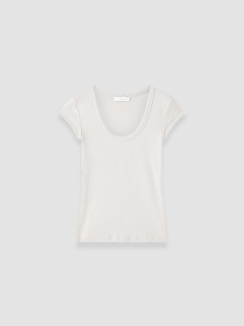 JOSEPH Saba Cotton Rib Top