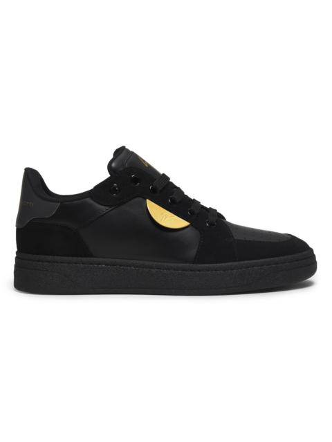 Giuseppe Zanotti Men's Leather & Suede Low-Top Sneakers - Velvet Black