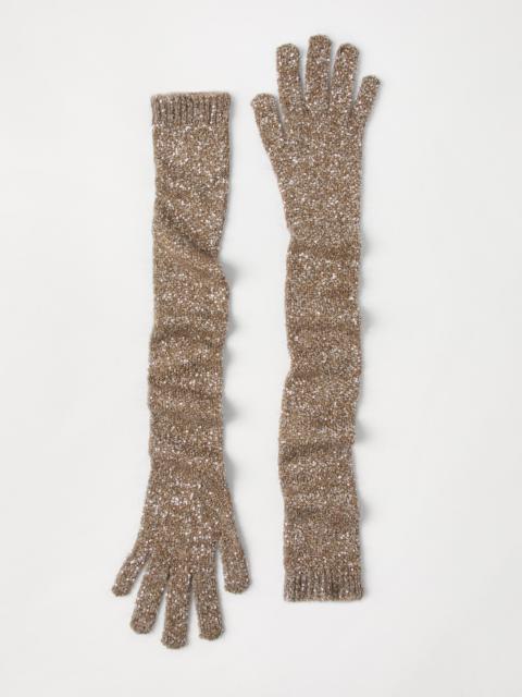 Brunello Cucinelli Dazzling knit gloves
