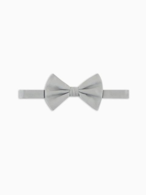 GIORGIO ARMANI Large silk pre-tied bow tie