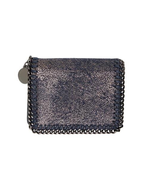 Stella McCartney Navy Falabella Bi-Fold Wallet