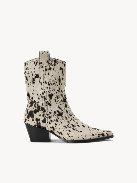 STAUD STAUD JUNE BOOT BLACK WHITE HAIRCALF
