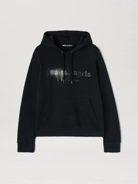 RHINESTONE SPRAYED HOODIE